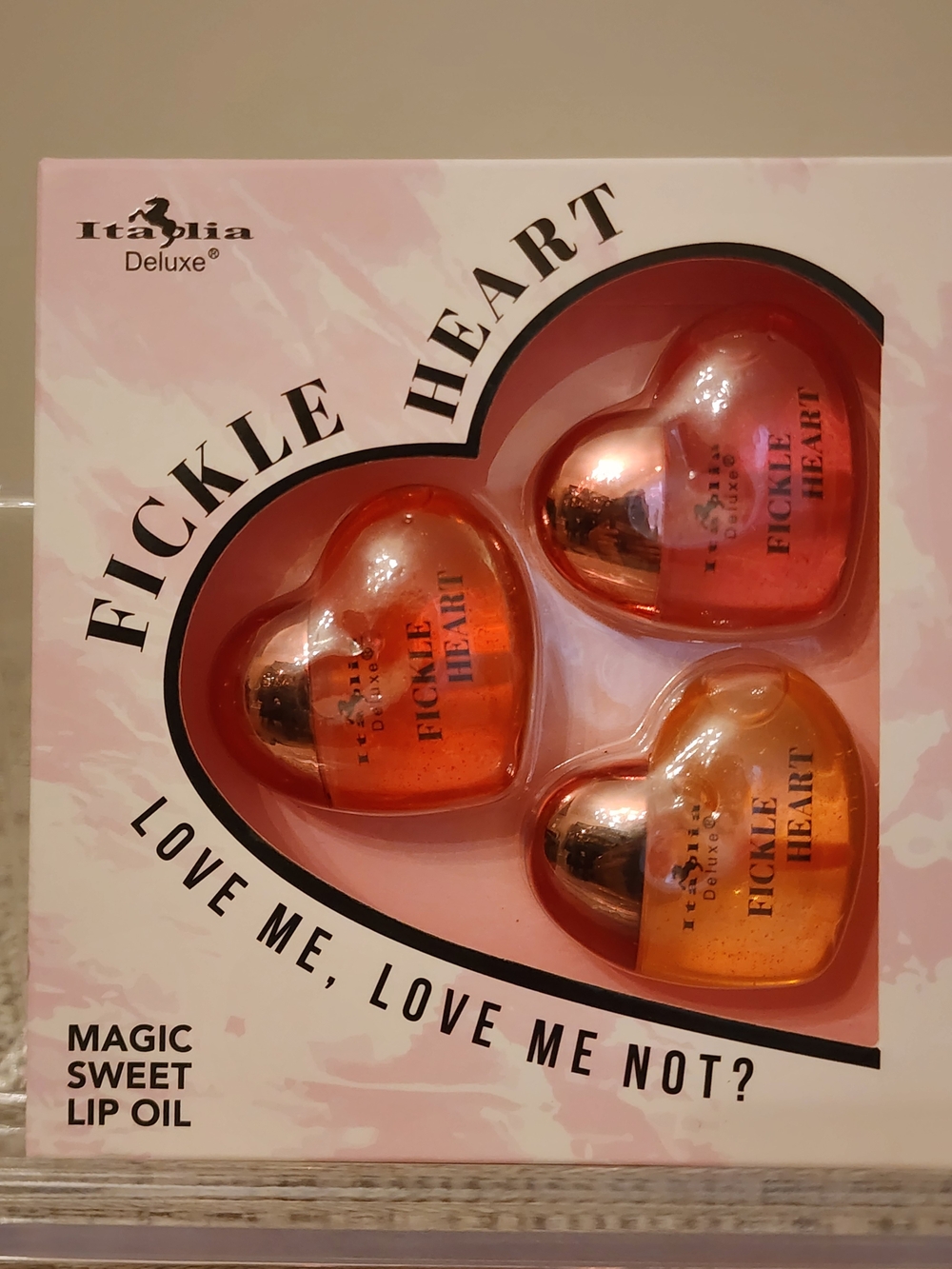 Italia Deluxe Fickle Heart Magic Sweet Lip Oil Set